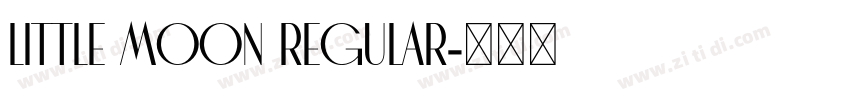 Little Moon Regular字体转换